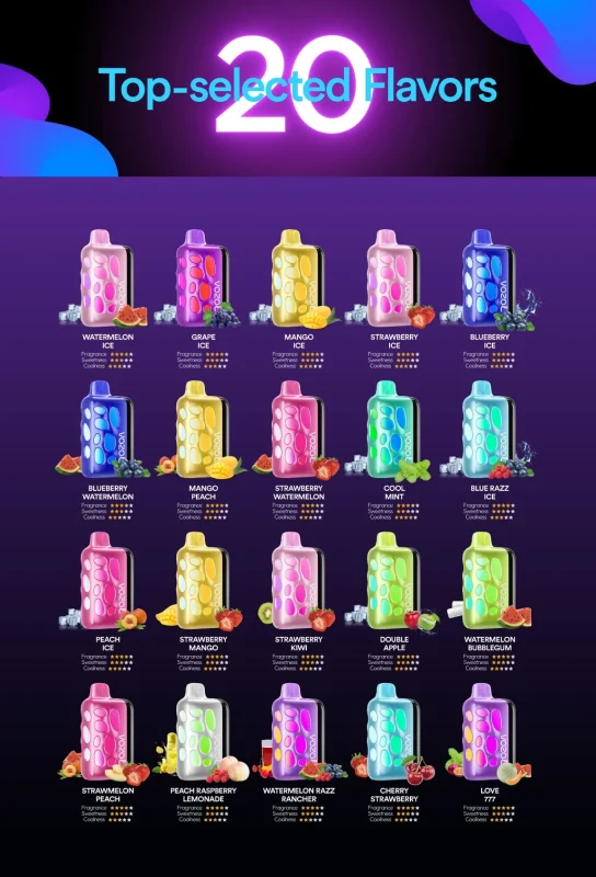 Flavors VOZOL Rave 40K 