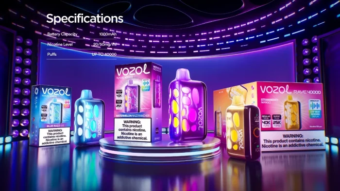Box Contains Vozol Rave