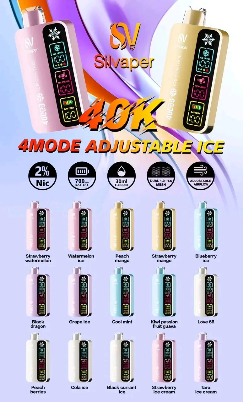 SILVAPER Ice Control Flavor Options