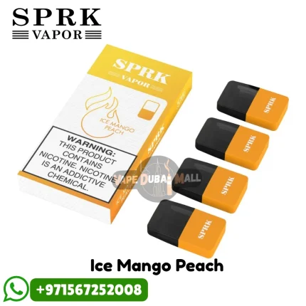 SPRK V4 Ice Mango Peach Pods in Dubai UAE