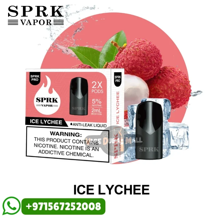 SPRK Pro Ice Lychee Pods in Dubai