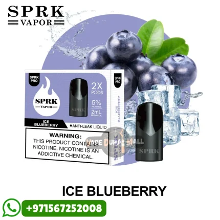 SPRK Pro Ice Blueberry Pods in Dubai UAE