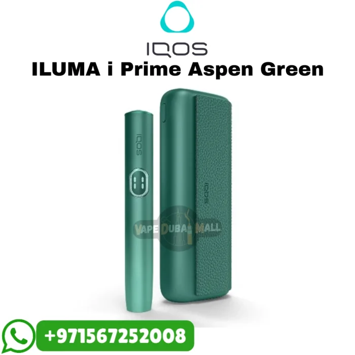 IQOS ILUMA i Prime Aspen green in Dubai UAE