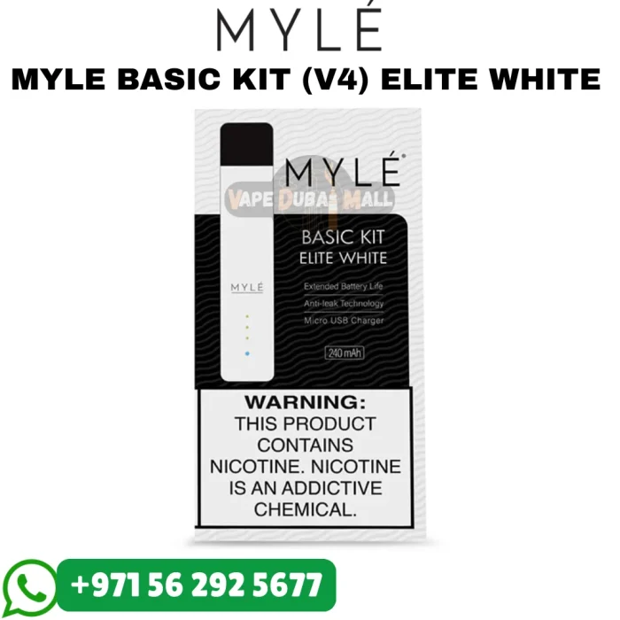 MYLE V4 Elite White Device Basic Kit in Dubai UAE