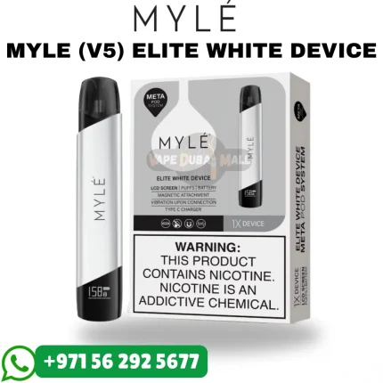 MYLE V5 Elite White Device in Dubai UAE