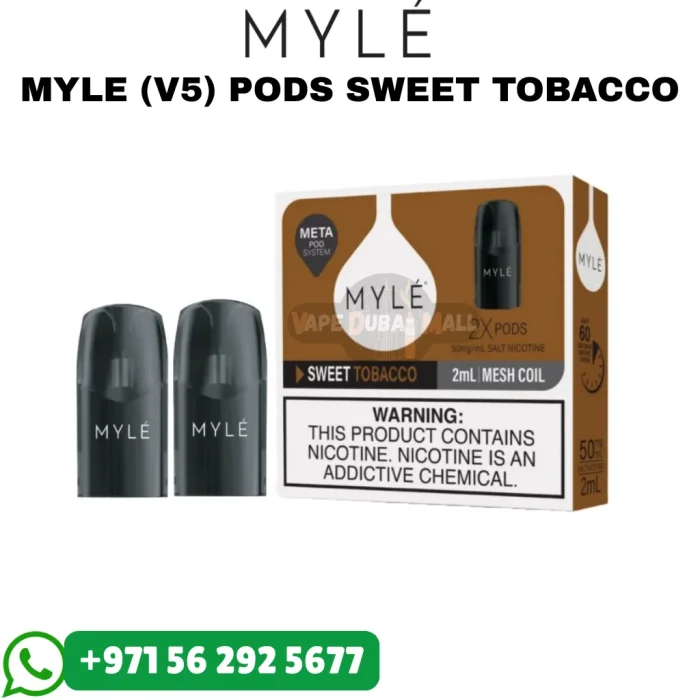 MYLE V5 Sweet Tobacco Meta Pods in Dubai UAE
