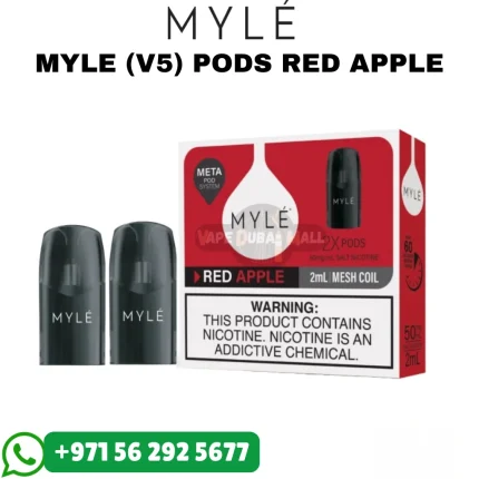 MYLE V5 Red Apple Meta Pod in Dubai UAE