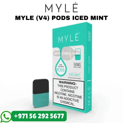 MYLE V4 Iced Mint Pods in Dubai UAE