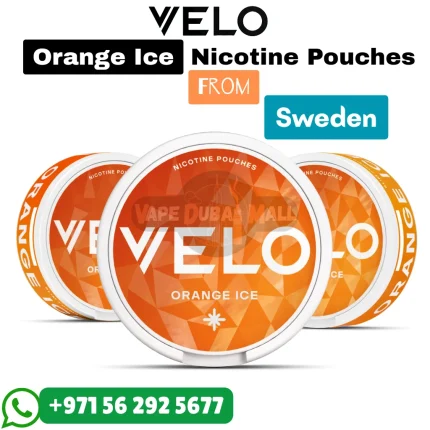 VELO Orange Ice Nicotine Pouches in Dubai UAE