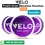 VELO Purple Grape Nicotine Pouches in Dubai UAE