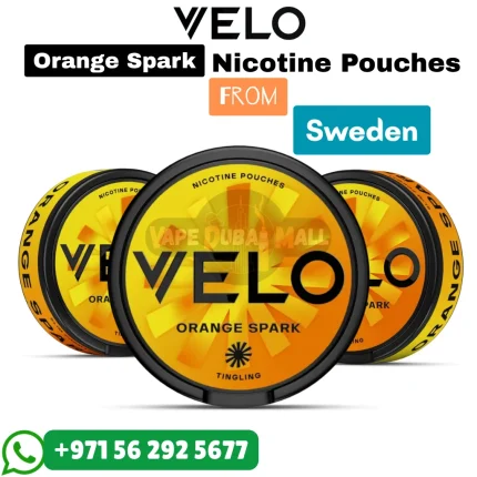 VELO Orange Spark Nicotine Pouches in Dubai UAE