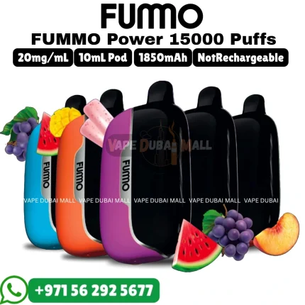 FUMMO Power 15000 Puffs 20mg/mL Nicotine in Dubai