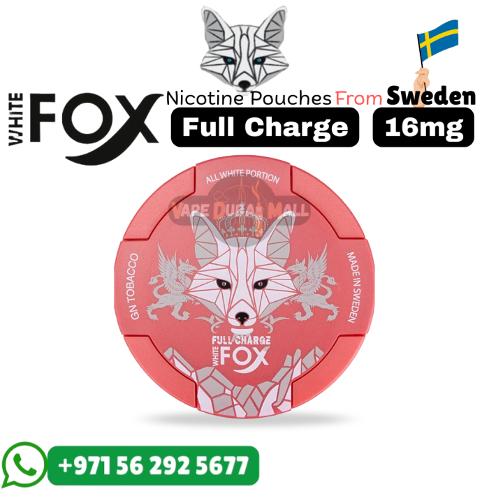 White Fox Full Charge All White Portion 16mg in Dubai UAE