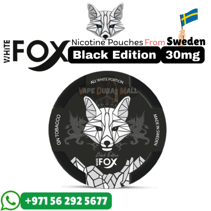 White Fox Black Slim 30mg All White Portion in Dubai UAE