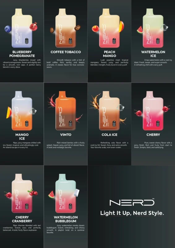 Flavors-2 NERD Fire 10000 Puffs