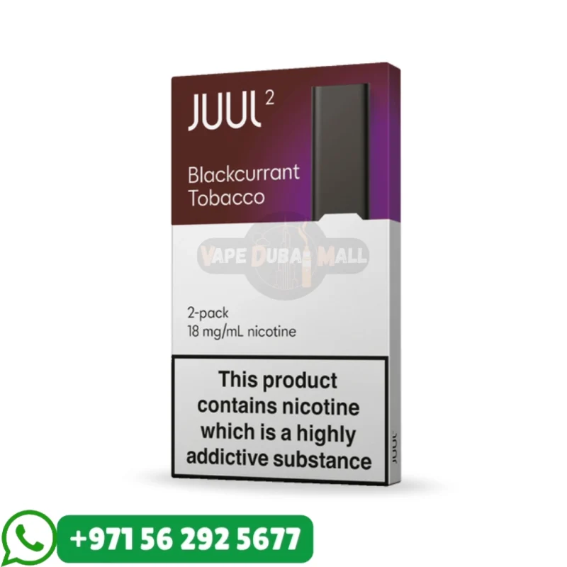 JUUL 2 Blackcurrant Tobacco Pods in Dubai UAE