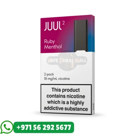JUUL 2 Ruby Menthol Pods in Dubai UAE