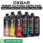 OXBAR Tri Fusion 45000 Puffs 2% Nicotine Vape in Dubai UAE