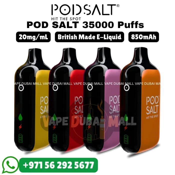 POD SALT 35000 Puffs 20MG Nicotine Vape in Dubai