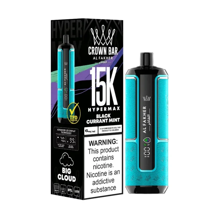 Al Fakher Hypermax 15k Blackcurrant Mint