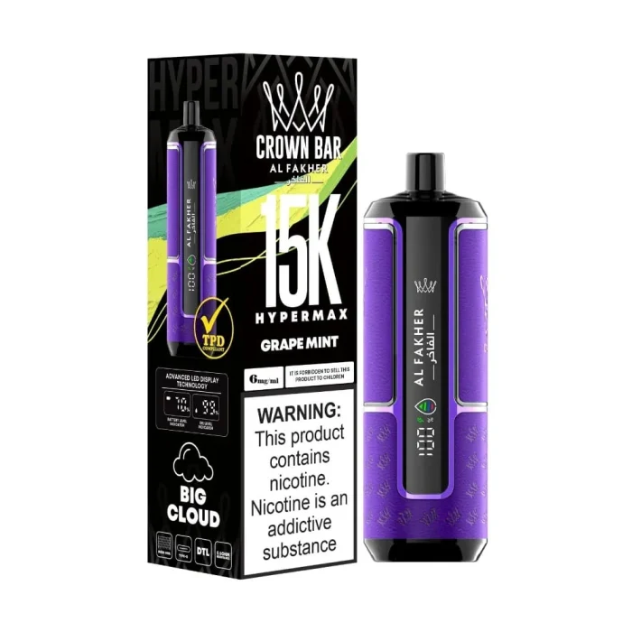 Al Fakher Hypermax 15k grape mint