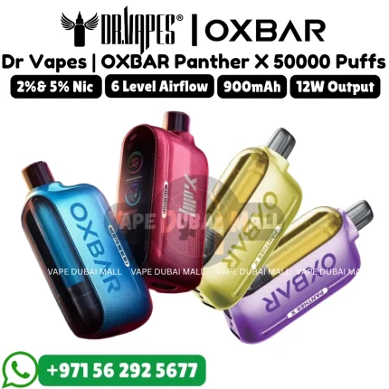 OXBAR Panther X 50000 Puffs By Dr Vapes in Dubai