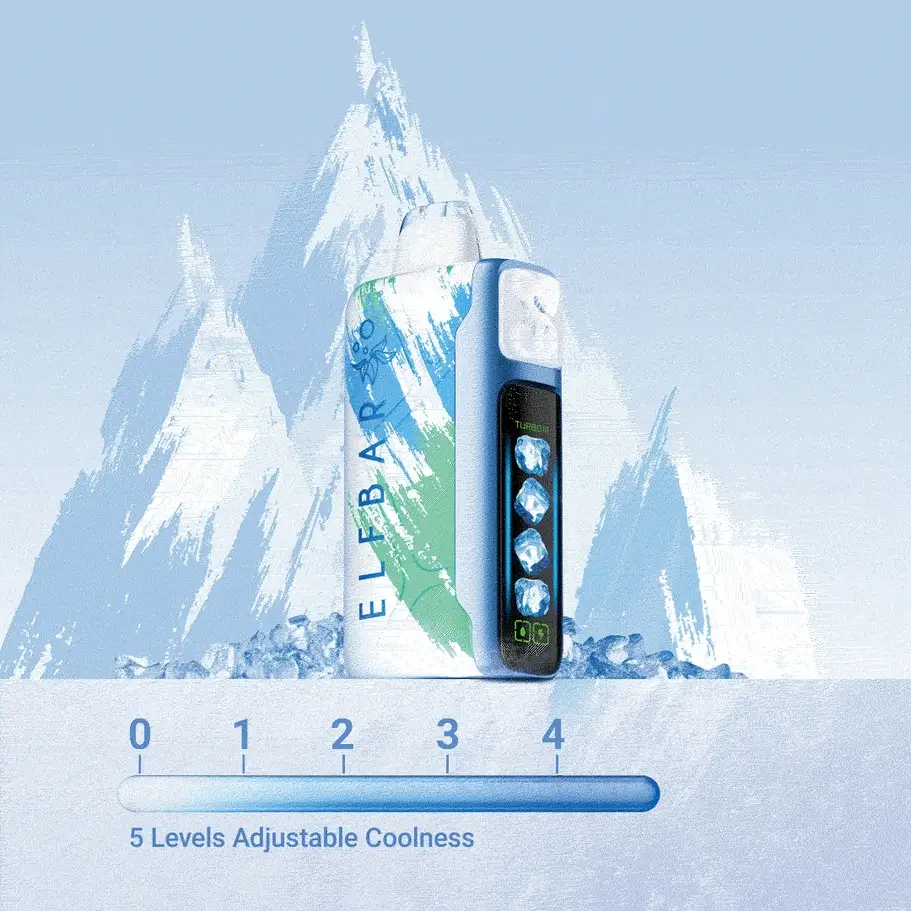 ELFBAR Ice king 5 level adjustable coolness