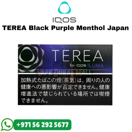 TEREA Black Purple Menthol Japan in Dubai UAE
