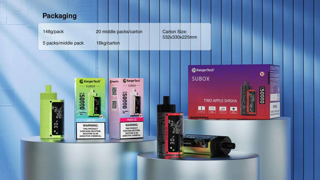 Package includes Kanger Subox