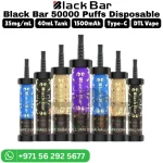 BLACK Bar 50000 Puffs 35MG Nicotine Vape in Dubai at Best Price