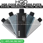 HQD CUVIE Slick 6000 Puffs Vape in Dubai