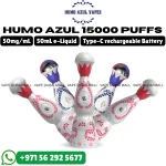 HUMO Azul 15000 Puffs 5% Nicotine Disposable Type Vape in Dubai