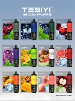 Flavors available TESIYI Ultra Shisha 35k