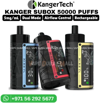 KANGER SUBOX 50000 Puffs 5MG Nicotine Vape in Dubai