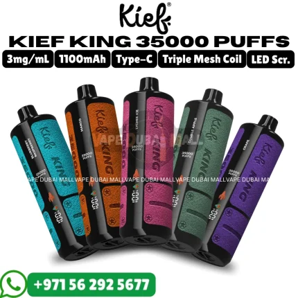 KIEF King 35000 Puffs 3MG Nicotine Vape in Dubai