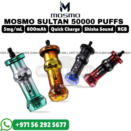 MOSMO Sultan 50000 Puffs 5MG Nicotine Vape in Dubai