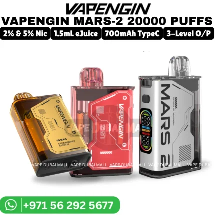 VAPENGIN Mars2 20000 Puffs 2% Nicotine Vape in Dubai