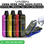VNSN SPARK Pro 30000 Puffs 5% Nicotine Vape in Dubai