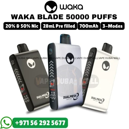 WAKA Blade 50000 Puffs 50mg Nicotine Vape in Dubai