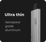 HQD Cuvie Slick ultra thin aerospace grade aluminum