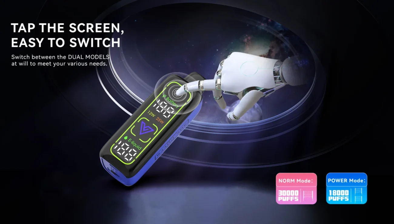 Touch Screen to Switch the Mode