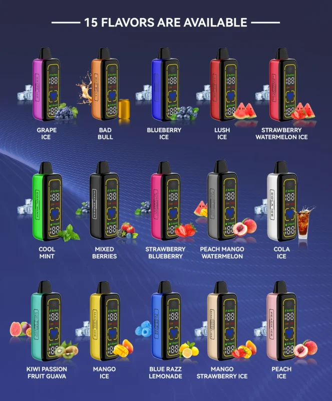 Flavors Available VNSN Spark Pro Vape