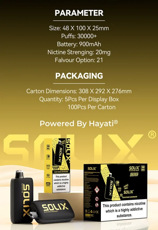 HAYATI Solix Package includes