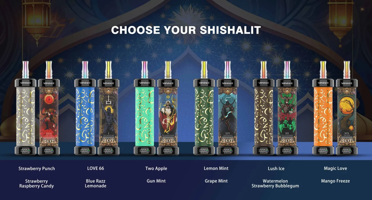 OLIT Shishalit 30000 Puffs Flavor List