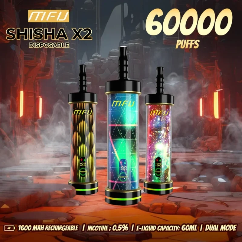 Product Feature MFU Shisha 60000 Puffs in UAE