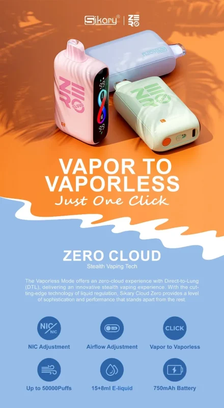All the smart features Sikary 20000 Puffs Vape