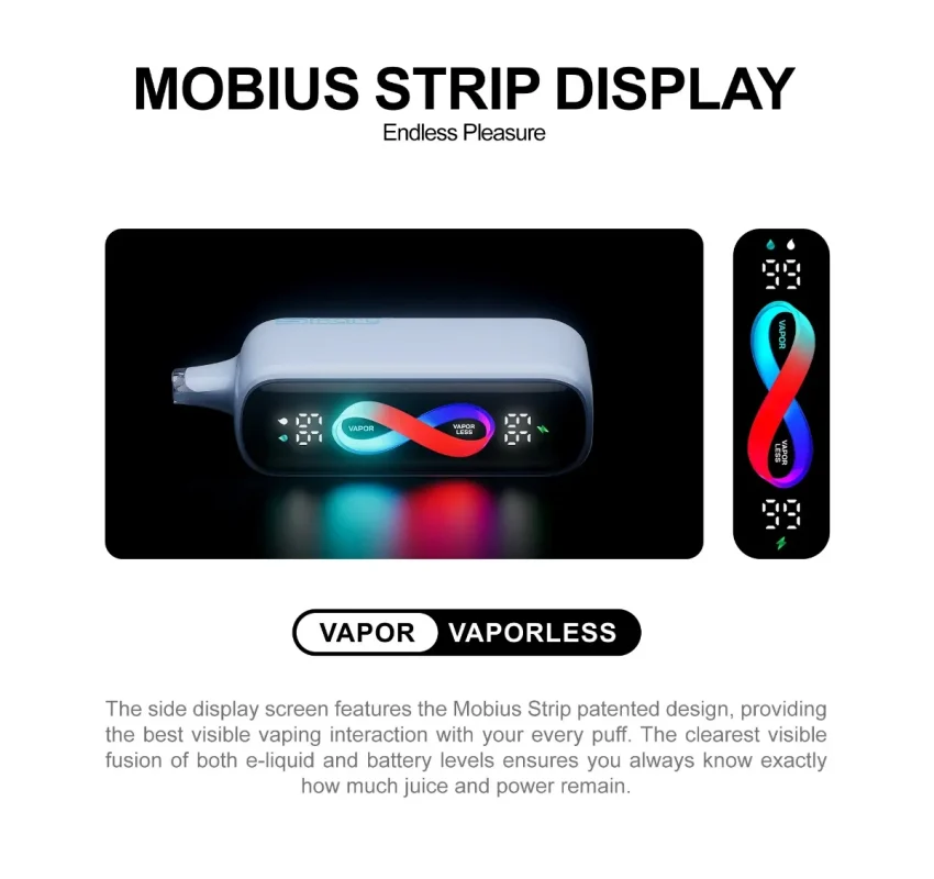 SIKARY Cloud 20000 Puffs Mobius Strip Display