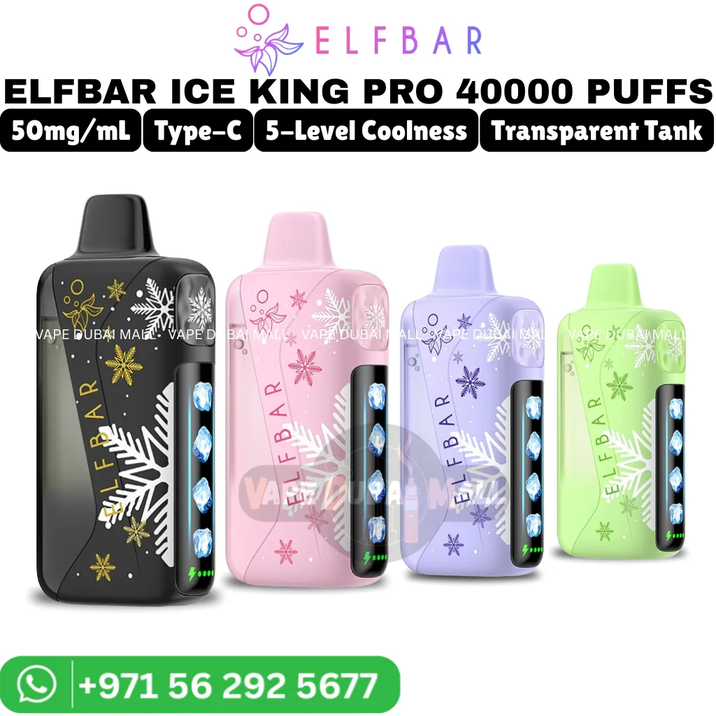 ELFBAR Ice King Pro 40000 Puffs 5% Nicotine Vape in Dubai