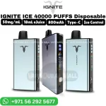 IGNITE Ice 40000 Puffs 50mg Disposable Vape in Dubai