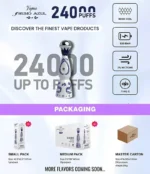 HUMO AZUL 24000 Puffs Packaging Details
